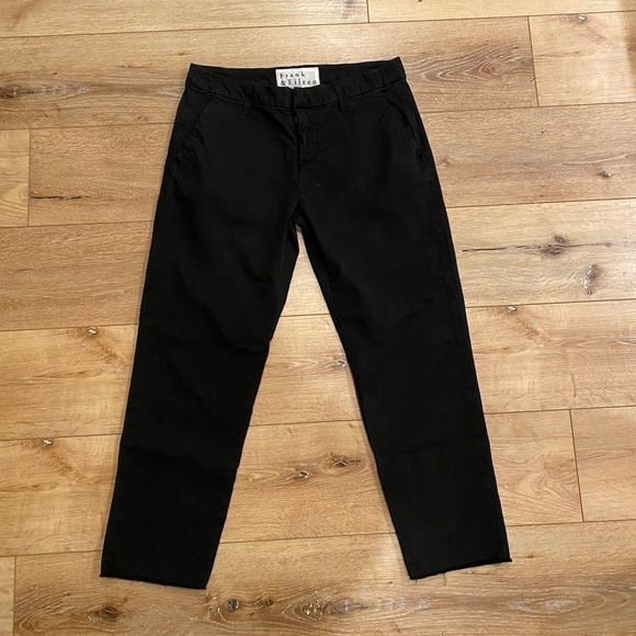 Frank & Eileen WICKLOW The Italian Chino Italian Performance Twill Pants black 6